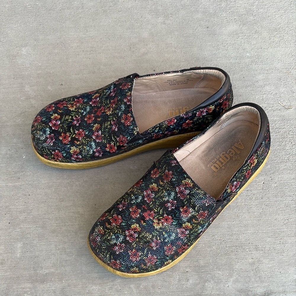 ALEGRIA KELI PERKIE Casual Comfort Shoes Clogs Size 38 - Picture 4 of 14